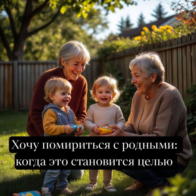 Как желание примириться с родными может стать навязчивым